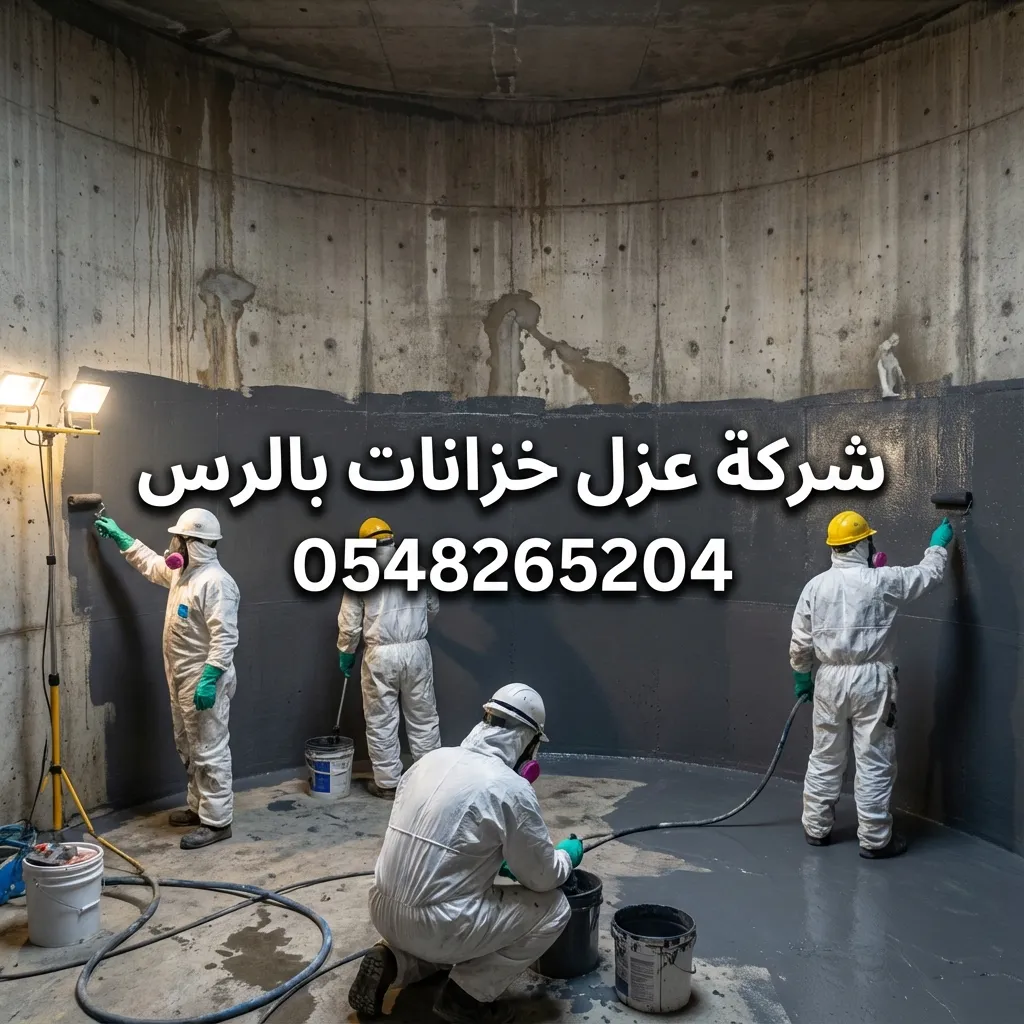 شركة عزل خزانات المياه بالرس