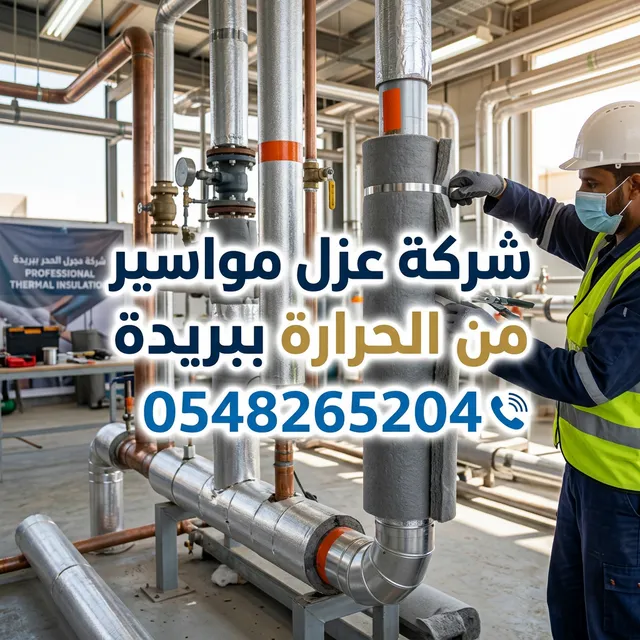 شركة عزل مواسير من الحرارة ببريدة